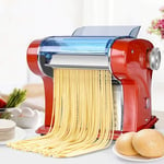 Noodle Maker, Pasta Machine Noodle Maker Household Pressing Machine Electric Multifunctional Auatic Hand Rolling Noodles Dumplings For Kitchen Pasta Cutter (Color : Red, Size : 23.5x21x15