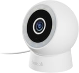 Compact Cam 2K ¿ Caméra De Sécurité Intelligente Pour Intérieur/Extérieur, Caméra Cctv Étanche 2K Qhd, Objectif Grand Angle, Support Magnétique, Fonction De Vision Nocturne Avancée