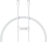 Kabel Baseus Superior Series Ll Usb-C - Usb-C 30W 480Mb/S 1M - Biały