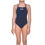 arena Maillot de Bain une Pièce pour Filles Solid Lightech Junior, Tissu MaxLife à Séchage Rapide avec Résistance Maximale au Chlore, Protection UV50