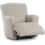 ECOMMERC3 Housse de Fauteuil Pieds Ensemble de Relaxation bi-élastique en Une Seule pièce - Housse de canapé Pieds Ensemble Relax Couleur Lin Ajustement Mousse de Fixation