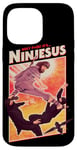 iPhone 14 Pro Max It's Ninjesus 80s Action Movie Atheist Christian Ninja Jesus Case