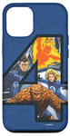 Coque pour iPhone 15 Pro L'équipe de super-héros Marvel Fantastic Four 4