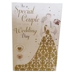 Special Couple On Your Wedding Day Greeting Card Sentimental Verse New