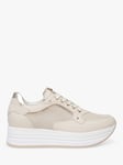 NeroGiardini Leather Perforated Flatform Trainers