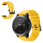 Garmin Fenix 5 durable silicone watch band - Yellow Gul