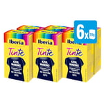 Iberia Teinte, bleu marine, lot de 6, lot de 6