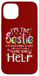 iPhone 13 I'm the bestie I'm also drunk and lost Christmas Tie Dye Case