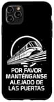 Coque pour iPhone 11 Pro Max Monorail Please Stand Out of The Doors en espagnol