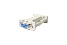 StarTech.com DB9 RS232 Serial Null Modem Adapter - F/F - Null modem adapter - DB-9 (F) to DB-9 (F) - NM9FF - nollmodemadapter - DB-9 till DB-9