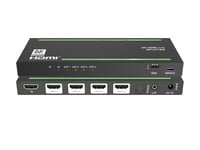 NÖRDIC 8K HDMI 2.1 Splitter 1 till 4 & Extraktor Optisk SPDIF & Stereo HDR EDID Dolby Atmos True HD Digital Plus DTS-HD Master