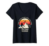 Womens Fort Collins Colorado The Mountains are Calling V-Neck T-Shirt