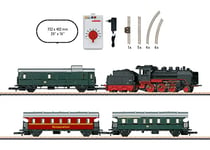 Märklin Modelleisenbahn 81874 Kit de démarrage « Train de Personnes musée avec Locomotive à Vapeur BR 24 – Locomotive Spur Z 24 cm en métal avec Tender en Plastique – À partir de 15 Ans