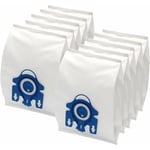 Sacs d'aspirateur 10 pièces, sacs à poussière pour Miele Compact C1, C2 3D Efficiency Bag S700, S241 - S256i, S4000-S4999