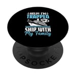 Aidez-moi à rester coincé sur un navire avec ma famille PopSockets PopGrip Adhésif