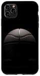 Coque pour iPhone 11 Pro Max Ballon de basket simple noir et blanc