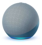 Amazon Echo (4th Generation) Speaker With Premium Sound, Smart Home Hub, and Alexa Twilight Blue