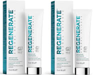 2x REGENERATE Enamel Science Advanced Toothpaste Regenerate Enamel Mineral 75ml