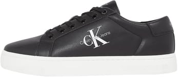 Calvin Klein Jeans Baskets Cupsole Homme avec Logo, Noir (Black), 40