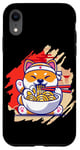 Coque pour iPhone XR Art japonais et ours panda japonais Ramen