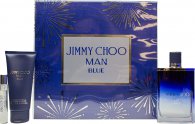 Jimmy Choo Man Blue Gift Set 100ml EDT + 100ml Shower Gel + 7.5ml EDT