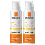 La Roche-Posay Anthelios Ultra-Light SPF50+ Sun Protection Spray 200ml Duo