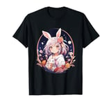 Kawaii cute Anime bunnygirl Easter egg day T-Shirt