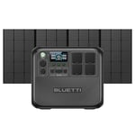 BLUETTI Générateur Électrique Portable AC200L avec 350W Panneau Solaire, 2048Wh Batterie LiFePO4 avec 4 prises CA de 2400W (3600W Power Lifting), Générateur Solaire pour Camping, Maison, les Urgences