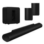 Sonos Arc Ultra Soundbar with Sonos Era 100 Pair and Sonos Sub 4 - Black