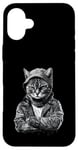 Coque pour iPhone 16 Plus American Shorthair Cat Thug Cat Gangster Cat Gangster Life