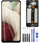 ZOETEC Screen Replacement for Samsung Galaxy A12 Nacho SM-A127 A127F A127M A127U 6.5'' LCD Screen Digitizer Full Assembly with Frame Repair Tools (*NOT FOR SM-A125*)