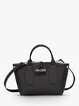 Longchamp Roseau Small Leather Top Handle Bag