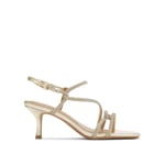 KG Kurt Geiger Womens Audrey2 Sandals - Gold - Size UK 4