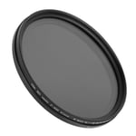 Camera Lens Filter Water Resistant Optical Glass Adjustable ND Filter For 67mm