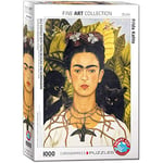 Eurographics Frida Kahlo "Self Portrait avec collier et Thorn Hummingbird" (Puzzle 1000p, multicolore)