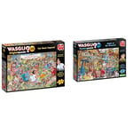 Jumbo, Wasgij, Original 35 - Car Boot Capers, Jigsaw Puzzles for Adults, 1000-Piece & Wasgij Mystery 24, Blight at the Museum - Colourful 1000 Piece Jigsaw Puzzles for Adults