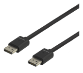 DELTACO GAMING – DisplayPort-kaapeli, 7680x4320 60Hz, 2m, musta (GAM-060)