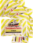 24 stk Sukkerfri Fisherman's Friend med Smak av Citrus 25 g - Hel Eske