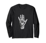 Hand of Glory Sorcery Grimoire Grimoire Sigil Magick Long Sleeve T-Shirt