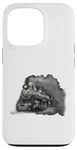 Coque pour iPhone 13 Pro Locomotive à vapeur Train Train Train Big-Boy Train 4014