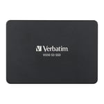 VERBATIM Vi550 S3 SSD - SSD interne 256GB - Solid State Drive - 2.5'' interface SATA III - disque dur interne SSD technologie 3D NAND - SSD 256GB haute performance - 560MB/s - noir