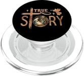 True Story Crèche de Noël Jésus Chrétien Hommes Femmes Enfants PopSockets PopGrip pour MagSafe