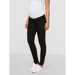 Mamalicious Lola slim jeans, sort