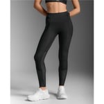 2XU Aero Mesh Hi-Rise Compression Tights Black/Silver Reflective