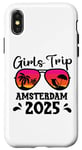 Coque pour iPhone X/XS Voyage pour filles à Amsterdam 2025, fête de fin de semaine en groupe