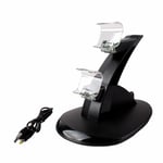 Dual USB Charging Charger Docking Station Stand for PS-4 Controller