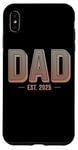 iPhone XS Max New Dad Est 2025 First Fathers Day Promoted to Daddy Vintage Case