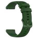 20 22 mm silikonrem för Garmin Venu 3 Band Forerunner 265 255 245 Music Vivoactive 4 Band för Garmin Venu Sq 2 Plus Armband Army Green