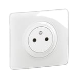 LEGRAND - Prise Electrique Murale avec Terre Céliane Surface Confort - Prise Affleurante avec Socle Rétractable - Blanc - A compléter avec une plaque