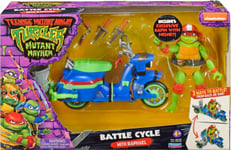 Teenage Mutant Ninja Turtles Mutant Mayhem - Battle Cycle with Raphael